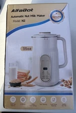 AlfaBot Automatic N2 Nut Milk Maker Almond Oat Soy Yogurt Plant-Based 35oz NEW
