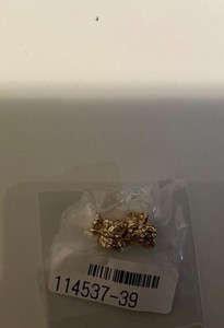 Authentic (QTY 2) bracelets charms gold plated butterfly