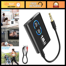 Bluetooth 5.3 Transmitter Receiver for TV, Dual Link aptX Low Latency, HD Audio,