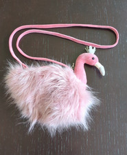 Jellycat Fluffy Fancies Pink Fancy Flamingo Bag Excellent Condition