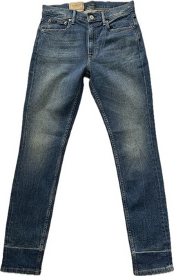 Polo Ralph Lauren Women's Tompkins Mid Rise Skinny Jeans Low Stretch