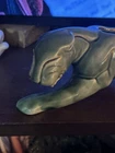 Vintage MCM Green Panther Planter In Very Nice Condition Jaguar McCoy 1950s