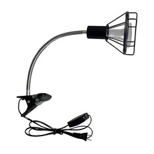 360  Adjustable Reptile Heat Lamp Holder with Clamp, Ceramic Emitter Fixture