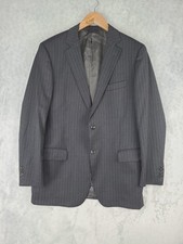 Brooks Brothers Blazer Mens 41R Gray Pinstripe 1818 Fitzgerald Wool Made Italy