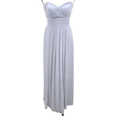 After Six Strapless Gown 4 Icelandic Blue Chiffon Prom Evening Formal Dress