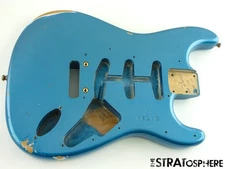 Fender USA Custom Shop Custom Strat Pro 2025 Relic BODY Aged Lake Placid Blue