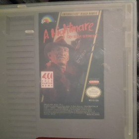 A NIGHTMARE ON ELM STREET ORIGINAL NES AUTHENTIC NINTENDO GAME FREDDY KRUEGER