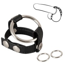 Penis-Ring Metall Sexspielzeug Cockring Hodenring verstellbar Männer Sextoy "T13