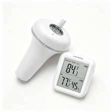 Wireless Pool Thermometer Floating Digital Re...