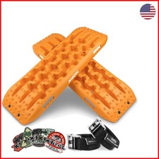 Compact Recovery Traction Tracks - Ultimate Off-Road Essential, 2 Durable Boards