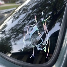 Anime Booty Car Decal Funny Waifu Vinyl Sticker For Jdm Drift Car Window
