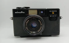 Minolta HI-Matic S Rokkor 38mm 1:2.7 Flash Point N Shoot AS IS -READ-