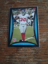 2008 Bowman Football Card #264 Terrell Thomas Rookie GIANTS IDWN. rookie card picture