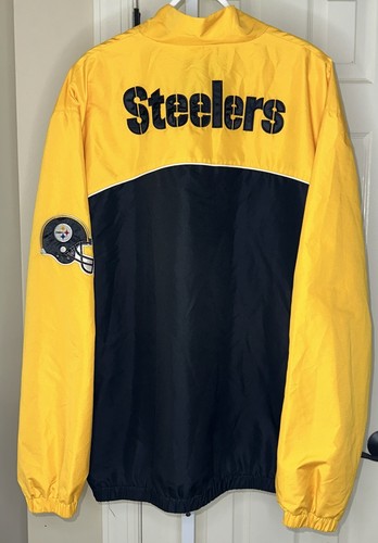 Chaqueta cortavientos Pittsburgh Steelers NFL para hombre XL 1/4 cremallera - Imagen 6 de 13