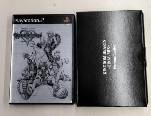 PS2 KINGDOM HEARTS FINAL MIX Platinum Limited w/ Figure PlayStation2 From Japan - Picture 3 of 6