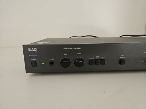 NAD 1240 Stereo Preamplifier High-End Vintage Audiophile Pre Amp Tested - Picture 3 of 11