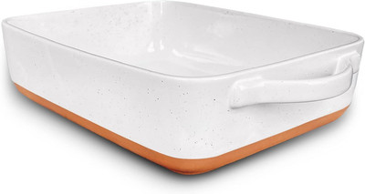 Mora 9x13in Porcelain Baking Dish - Oven to Table, 9x13 in, Vanilla White 