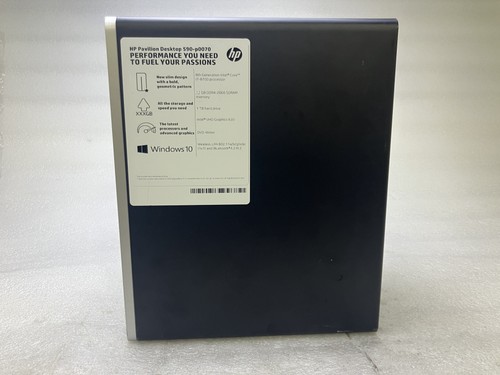 HP Pavilion Desktop 590-p0xxx Core i7-8700 3.2GHz 12GB RAM 250GB SSD NVIDIA - Afbeelding 5 van 6