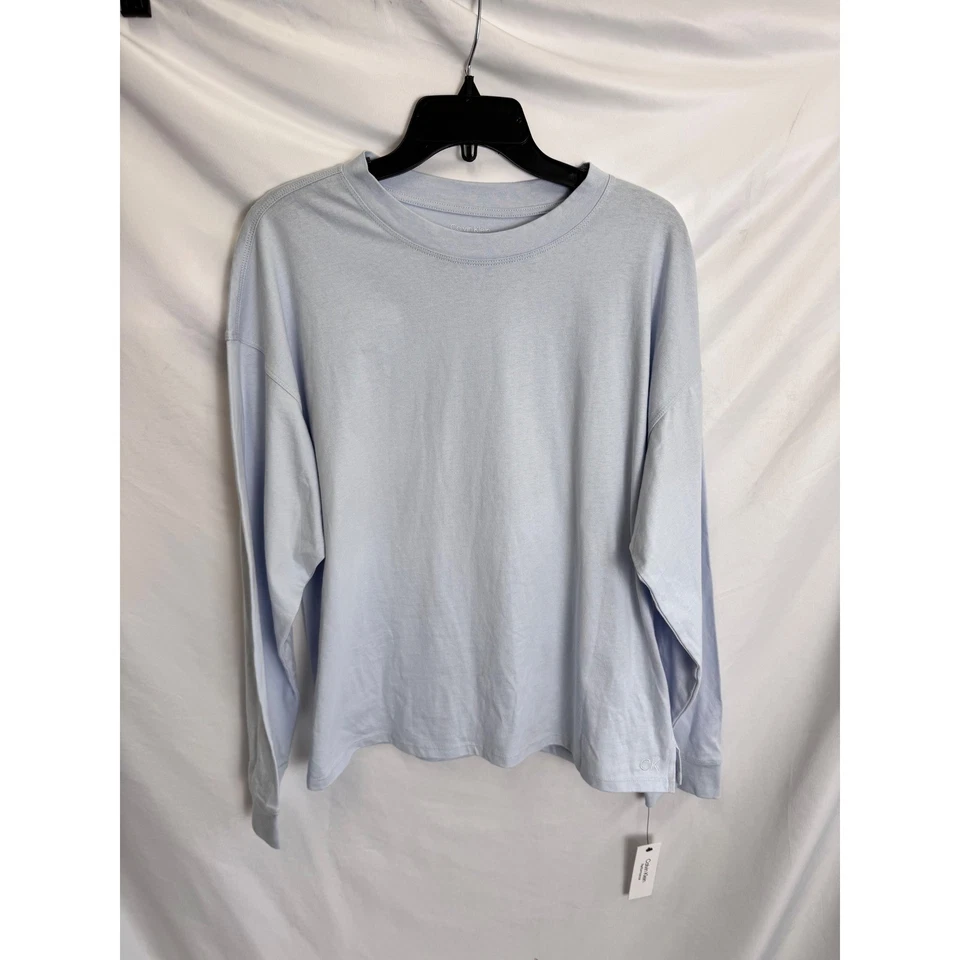 Top Calvin Klein Performance Manga Larga Atlético Calce Relajado Grande Foto 2 de 4