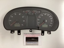 VW Polo 9N3 Kombiinstrument Tacho ca. 289Tsd km Tachometer Tacho 6Q0920803E