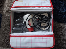 Black & Decker Stowaway Hair Dryer and curlers in case 1980s FREE P & P