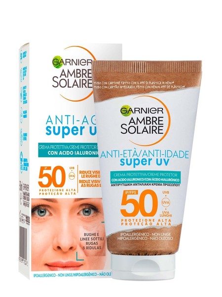 Fluido Idratante SPF50+ Con Acido Ialuronico Garnier AS 40Ml-image