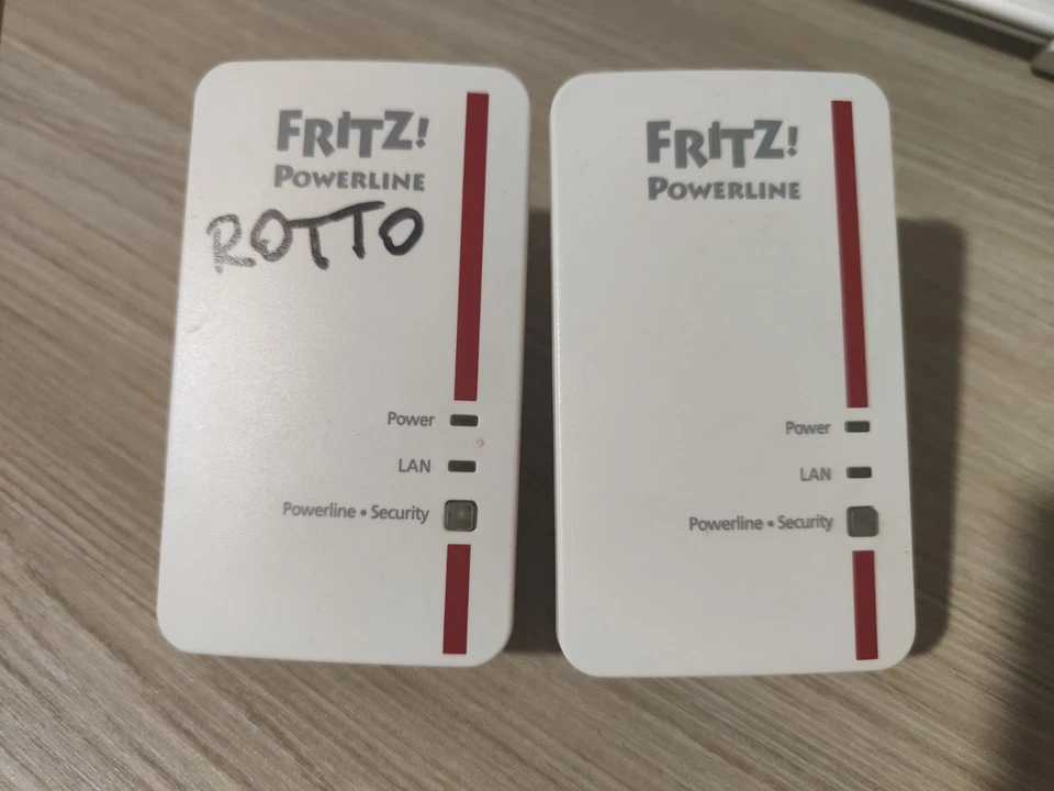 AVM FRITZ!Powerline 1000E – Kit 2 pezzi (UNO FUNZIONANTE) con scatola - Image 2 of 4