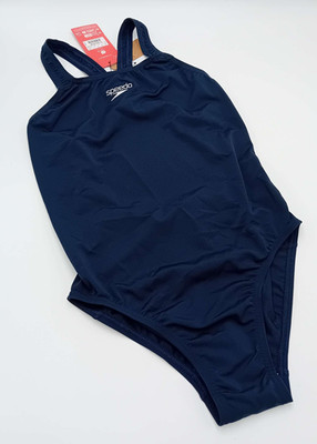 Speedo Badeanzug einteilig dunkelblau Größe 40