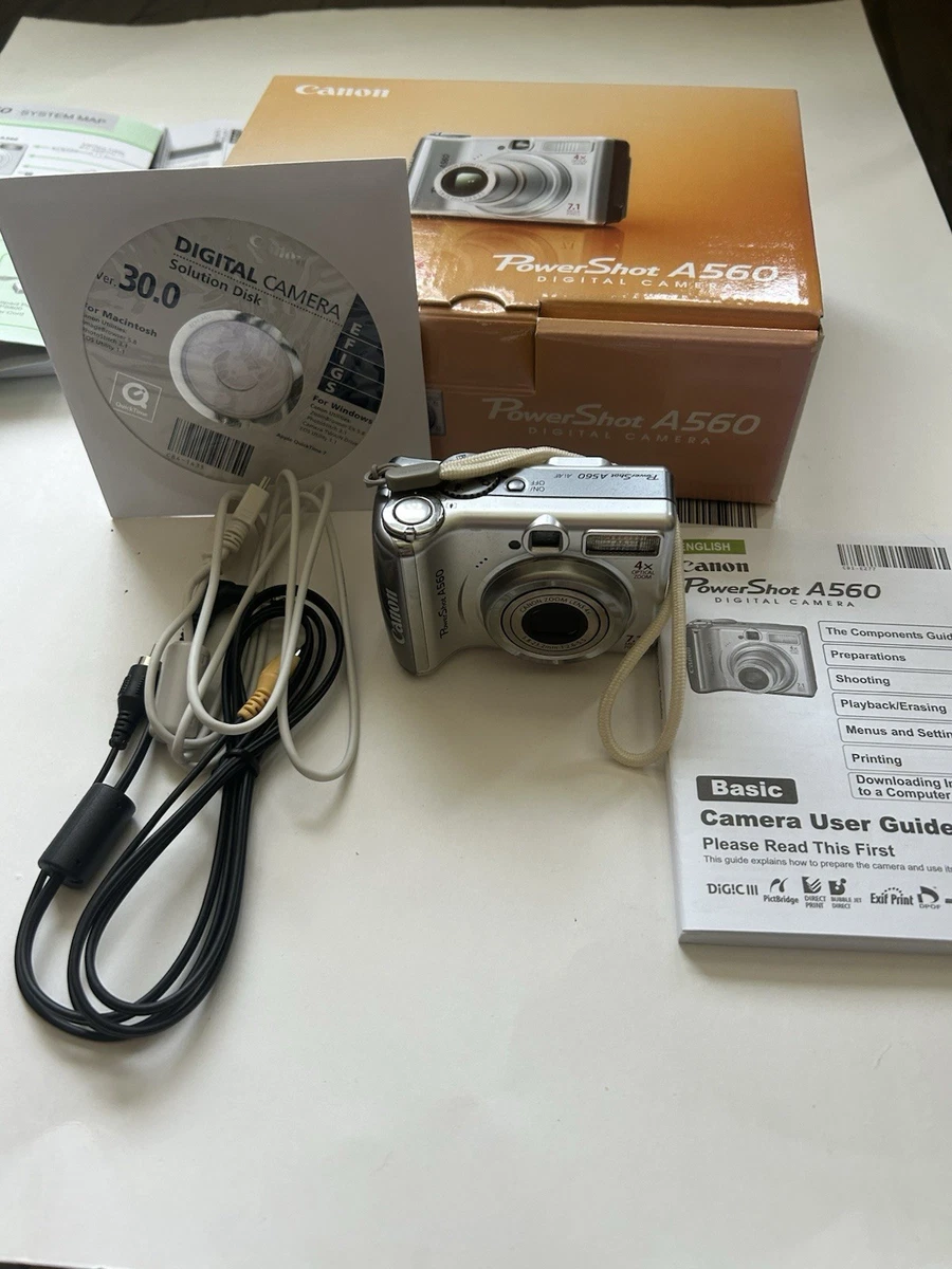 Preços baixos em Câmeras digitais Canon PowerShot A560 | eBay