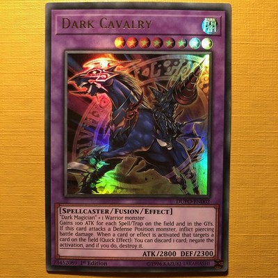 Dunkle Kavallerie - YuGiOh - Ultra Rare - 1. Auflage - DUPO - Mint Karte!