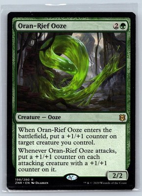 ORAN-RIEF OOZE 198 RARE ZENDIKAR RISING MAGIC: THE GATHERING NM