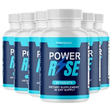 Power Rise Male Vitality Support Supplement, PowerRise Formula | 6 Bottles