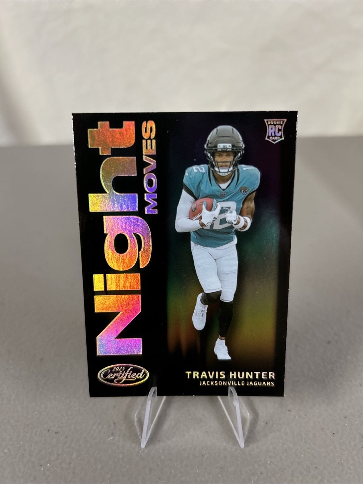 2025 Panini Certified TRAVIS HUNTER Night Moves SSP Case Hit Rookie RC Jaguars