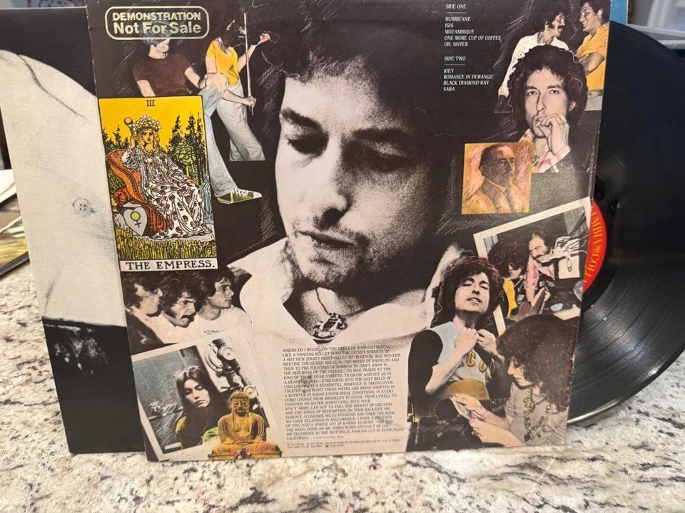 BOB DYLAN 8X VINYL LP LOT BLOOD ON THE TRACKS DESIRE  NEW MORNING EMPIRE NASHVIL - Image 4 of 4