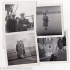 WAC Military Women & Navy Men in Uniform Vintage WWII Snapshot Photos
