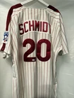 Mike Schmidt Autographed Mitchell & Ness Baseball Jersey Signed JSA Auto