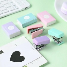 Mini Stapler for Paper File Metal Stapler Set with 500pcs 10 Staples Cute Stat