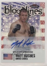 2012 Topps Finest UFC Bloodlines Auto Matt Hughes #BL-MH Auto 2rz