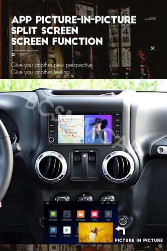 For Carplay Fit For Jeep Wrangler 2007-2016 Android 14 Car Stereo Radio GPS Navi - Picture 16 of 24