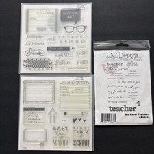 Teacher Student School Related LOT of 3 Stamp Sets 50 pcs Unmounted Stamps