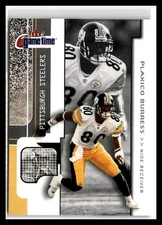 Plaxico Burress 2001 Fleer Game Time #41 Pittsburgh Steelers