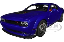 2022 DODGE CHALLENGER R/T SCAT PACK WIDEBODY INDIGO BLUE 1/18 BY AUTOART 71772