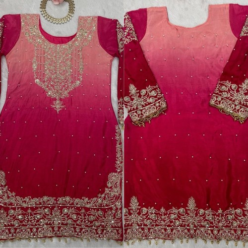 SALWAR KAMEEZ DRESS BOLLYWOOD PAKISTANI STITCHED WEDDING DESIGNER INDIAN NEW - Picture 6 of 7