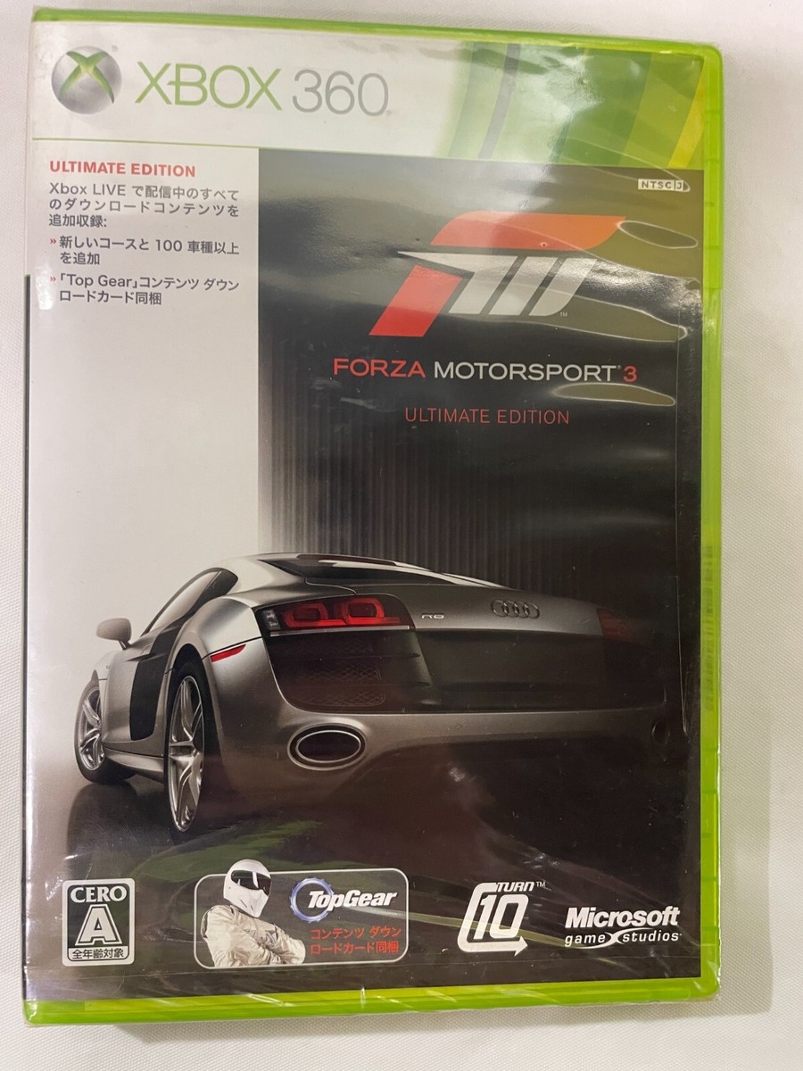 【新品未開封】XBOX 360 Forza Motorsport 3 限定版 Forza Motorsport 3 XBOX 360 Japan Import US Seller | eBay