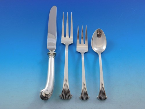 Onslow by Tuttle Sterling Silver Flatware Set for 8 Service 68 Pieces Old - Picture 3 of 10