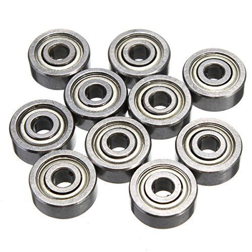 5PCS 623ZZ 3x10x4mm Bearing Miniature Ball Shielded Radial Bearings Silver new - Picture 1 of 4