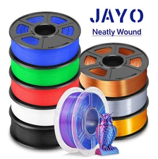 JAYO 1.1KG PETG Matte PLA PLA+ TPU ABS Wood 1.75mm 3D Filament Dual- Tri- Quad