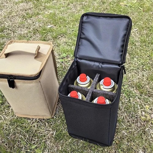 Bolsa de almacenamiento de tanques de gas para camping cilindro de combustible portátil estuche protector de campamento F3R9 - Imagen 10 de 21