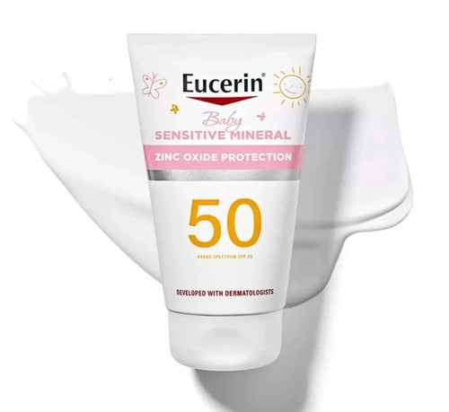 (CADUCADO) Eucerin Protector Solar Bebé Sensible FPS 50, Protector Solar *LEER DESCRIPCIÓN* - Imagen 1 de 4