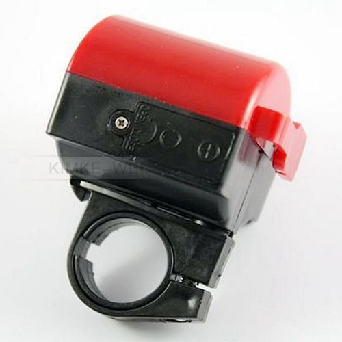 Mini Electronic Bicycle Bike Cycling Loud Horn Red NEW - Picture 3 of 4